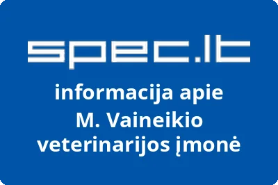 M. Vaineikio veterinarijos įmonė
