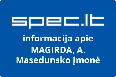 MAGIRDA, A. Masedunsko įmonė