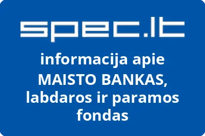 Labdaros ir paramos fondas Maisto bankas