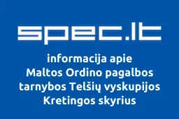 Maltos Ordino pagalbos tarnybos Telšių vyskupijos Kretingos skyrius