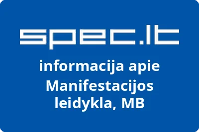 Manifestacijos leidykla, MB | spec.lt