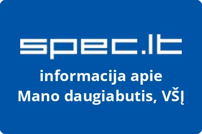 Mano daugiabutis, VŠĮ