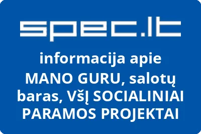 Socialiniai paramos projektai, VŠĮ