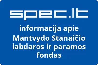 Mantvydo Stanaičio labdaros ir paramos fondas
