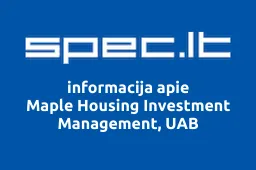 Maple Housing Investment Management, UAB iliustracija