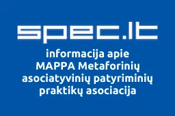 MAPPA Metaforinių asociatyvinių patyriminių praktikų asociacija | spec.lt