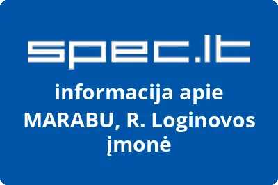 MARABU, R. Loginovos įmonė