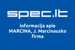 MARCINA, J. Marcinausko firma | spec.lt