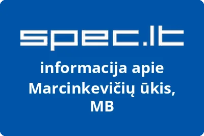 Marcinkevičių ūkis, MB | spec.lt