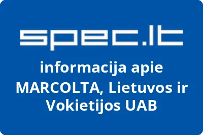Bendra Lietuvos ir Vokietijos įmonė uždaroji akcinė bendrovė MARCOLTA