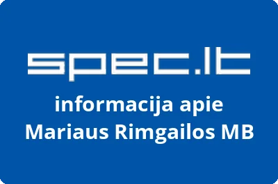 Mariaus Rimgailos, MB