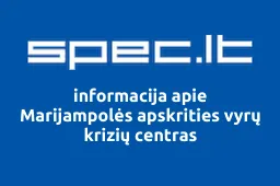 Marijampolės apskrities vyrų krizių centras | spec.lt