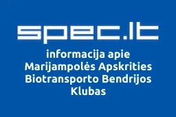 Marijampolės Apskrities Biotransporto Bendrijos Klubas | spec.lt