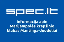 Marijampolės krepšinio klubas Mantinga-Juodeliai | spec.lt