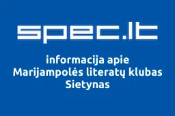 Marijampolės literatų klubas Sietynas | spec.lt