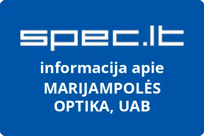Marijampolės optika, UAB