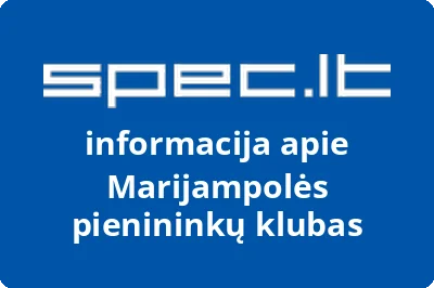 Marijampolės pienininkų klubas | spec.lt
