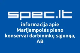 Marijampolės pieno konservai darbininkų sąjunga, AB iliustracija