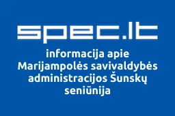 Marijampolės savivaldybės administracijos Šunskų seniūnija | spec.lt