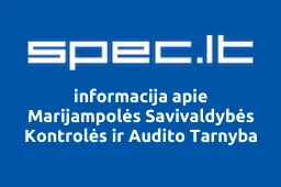 Marijampolės Savivaldybės Kontrolės ir Audito Tarnyba | spec.lt