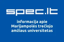 Marijampolės trečiojo amžiaus universitetas | spec.lt
