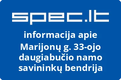 Marijonų g. 33ojo daugiabučio namo savininkų bendrija