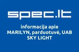 MARILYN, parduotuvė, UAB SKY LIGHT | spec.lt