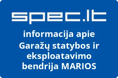 Garažų statybos ir eksploatavimo bendrija MARIOS