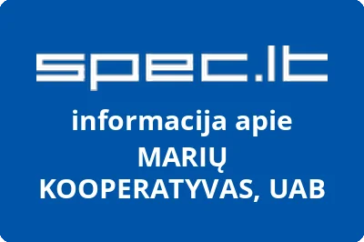 Marių kooperatyvas, UAB