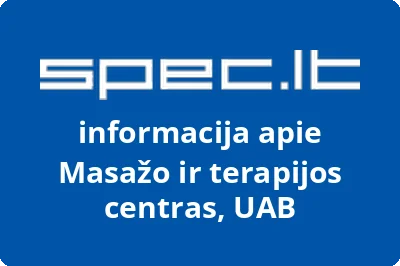 Masažo ir terapijos centras, UAB