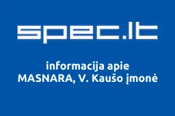 MASNARA, V. Kaušo įmonė iliustracija