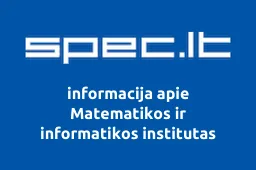 Matematikos ir informatikos institutas