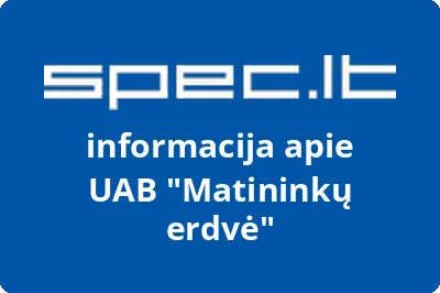 Matininkų erdvė, UAB | spec.lt
