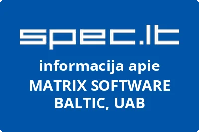 MATRIX SOFTWARE BALTIC, UAB