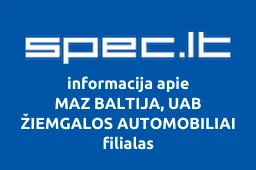 MAZ BALTIJA, UAB ŽIEMGALOS AUTOMOBILIAI filialas