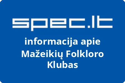 Mažeikių folkloro klubas