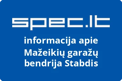 Mažeikių garažų bendrija Stabdis