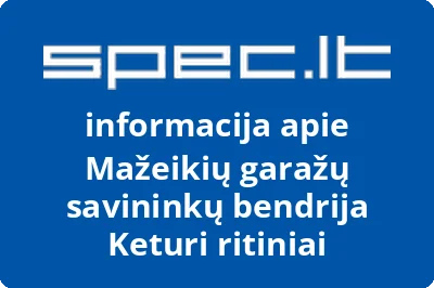 Mažeikių garažų savininkų bendrija Keturi ritiniai