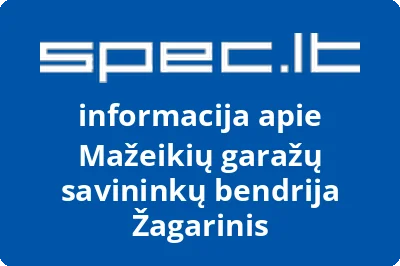 Mažeikių garažų savininkų bendrija Žagarinis