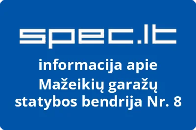 Mažeikių Laisvės g. 22A garažų savininkų bendrija