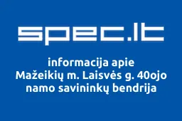 Mažeikių m. Laisvės g. 40ojo namo savininkų bendrija | spec.lt