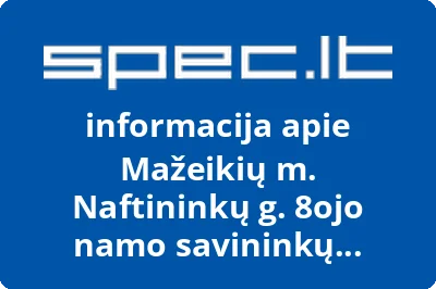 Mažeikių m. Naftininkų g. 8ojo namo savininkų bendrija