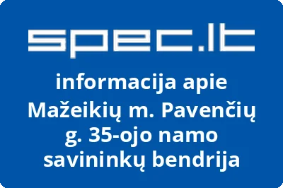 Mažeikių m. Pavenčių g. 35-ojo namo savininkų bendrija