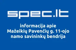 Mažeikių Pavenčių g. 11-ojo namo savininkų bendrija | spec.lt