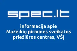 Mažeikių pirminės sveikatos priežiūros centras, VŠĮ iliustracija