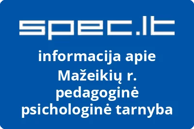 Mažeikių r. pedagoginė psichologinė tarnyba
