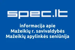 Mažeikių r. savivaldybės Mažeikių apylinkės seniūnija | spec.lt