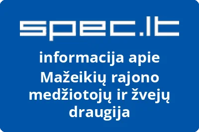 Mažeikių rajono medžiotojų ir žvejų draugija