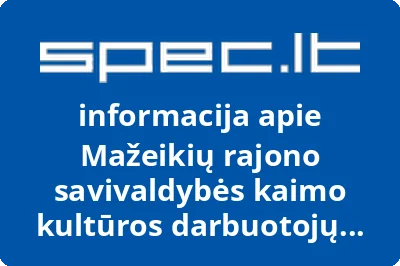 Mažeikių rajono savivaldybės kaimo kultūros darbuotojų profesinė sąjunga