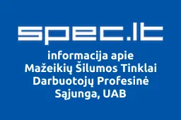 Mažeikių Šilumos Tinklai Darbuotojų Profesinė Sąjunga, UAB | spec.lt